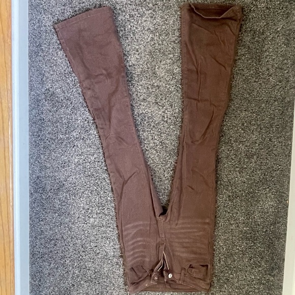 Brand new brown mid-rise shein pants - Picture 1 of 2